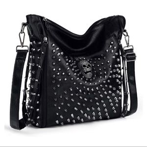 NEW Black Skull Bag